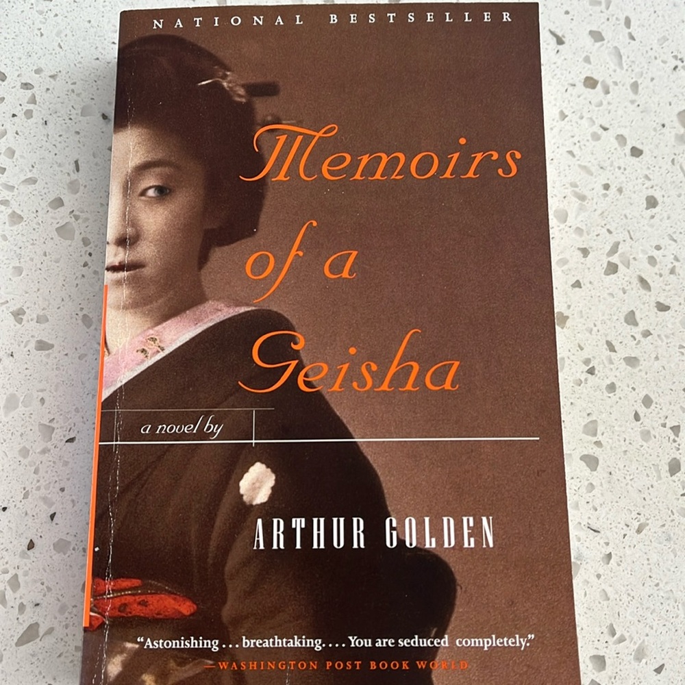 Paper cover book!
Memoirs of a geisha